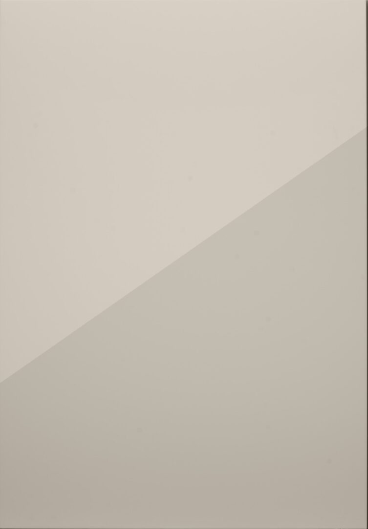 PWS Second Nature Kitchen Slab door - Porter Taupe Grey Gloss